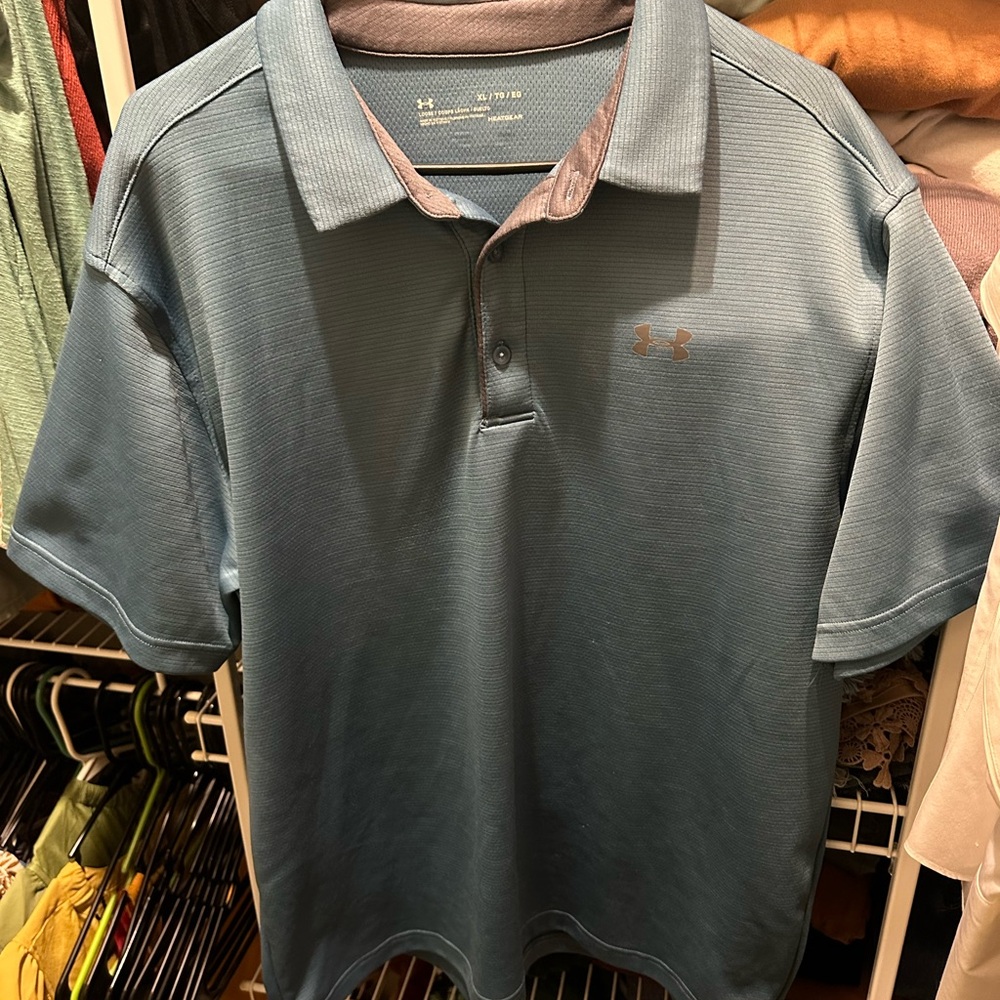 Men’s Blue Under Armour Polo